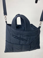 puffer tote no zipper