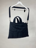 puffer tote no zipper