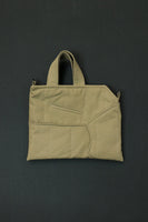 canvas puffer tote no zipper