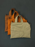 canvas puffer tote no zipper